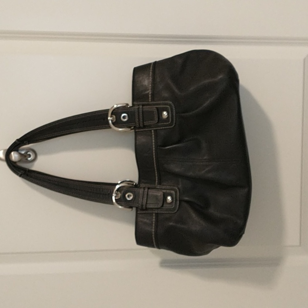 Coach Soho F13732 Pleated Leather Tote Bag